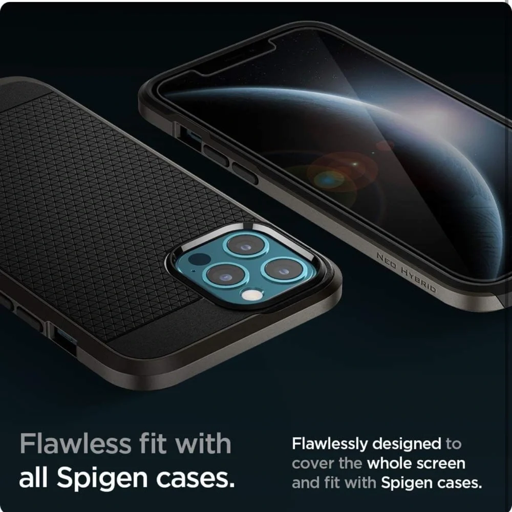 Spigen iPhone 12 Pro Max Tempered Glass Screen Protector